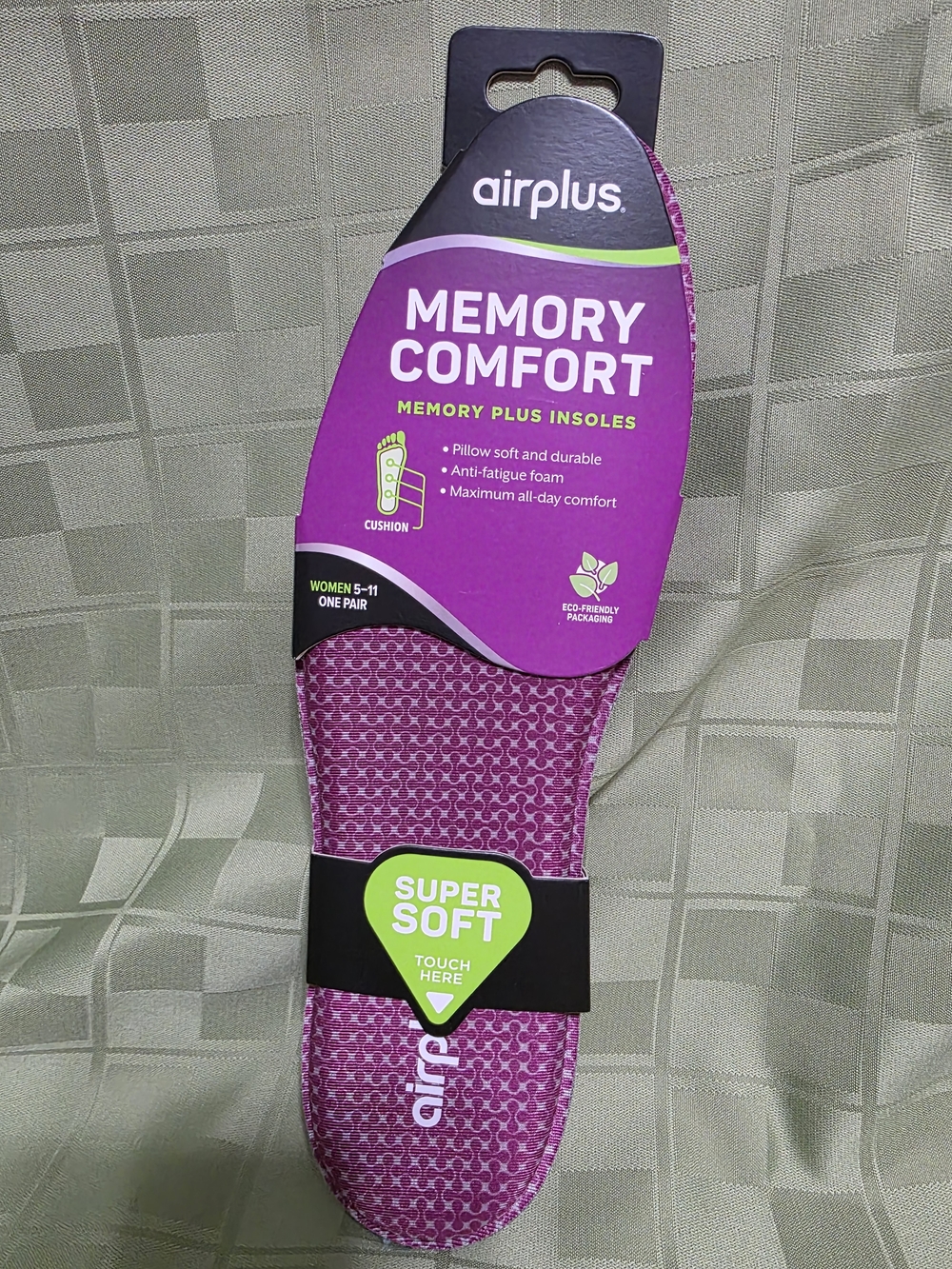 Airplus Memory Comfort Women's Insoles - Purple